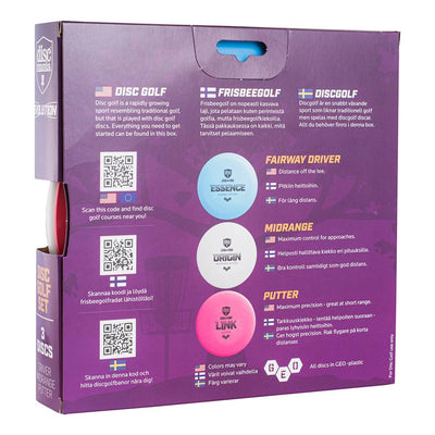 Discmania Evolution Disc Golf Set- Lettkastet