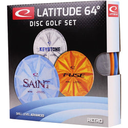 Latitude Retro Burst Advanced Startset - Golfdiscer frisbeegolf